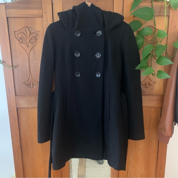 Velvet Heart black wool coat - Picture 2 of 10